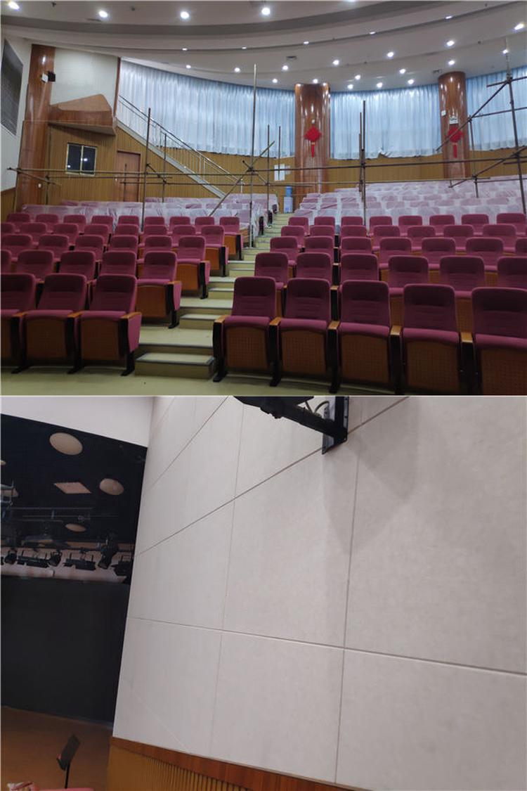 河南商丘學校劇院聚酯纖維吸音板聲學工程 河南商丘學校劇院聚酯纖維吸音板聲學工程