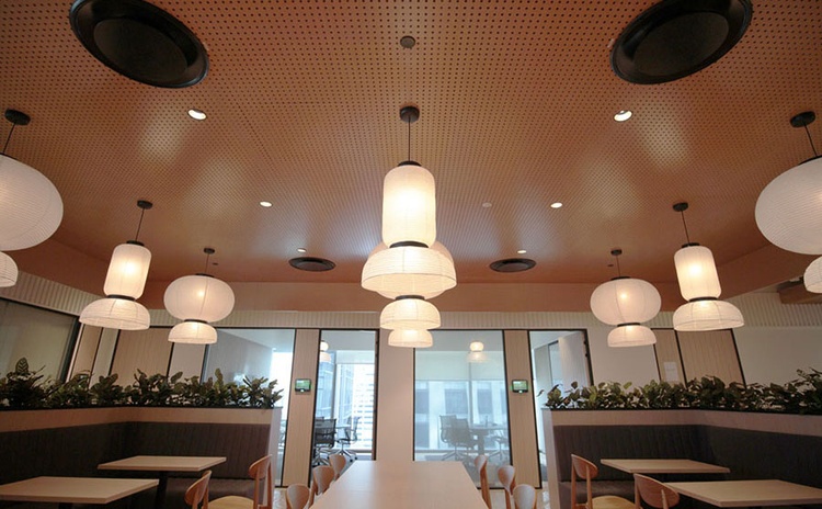 安徽宣城茶水間穿孔吸音板聲學工程-2 安徽宣城茶水間穿孔吸音板聲學工程-2