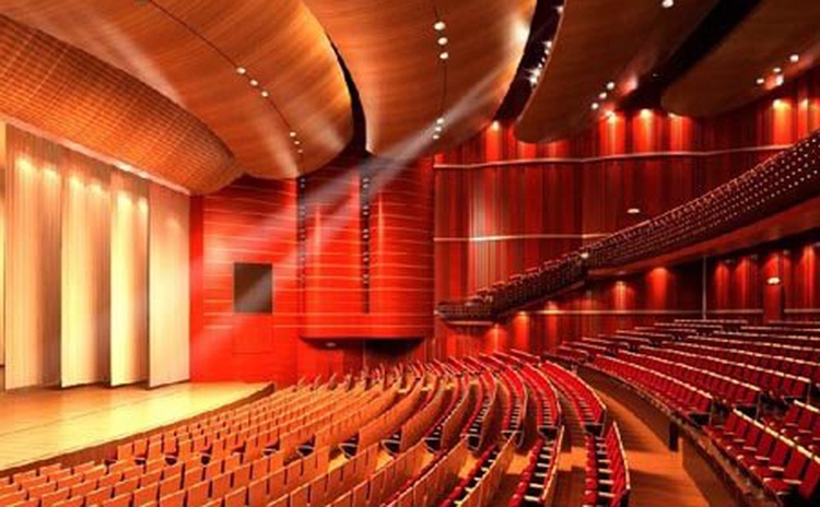 湖北潛江大劇院木質吸音板聲學工程