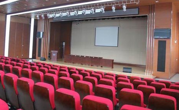 湖北荊門大型會議室聚酯纖維吸音板聲學工程