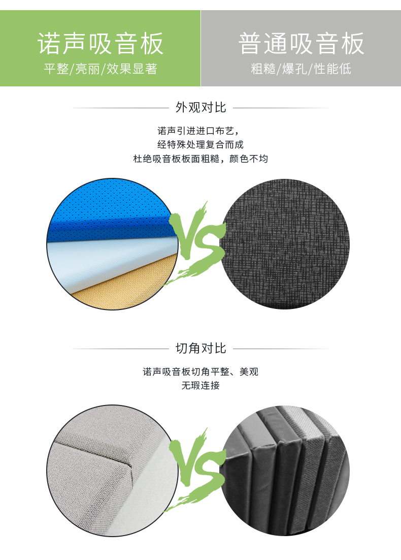 布藝軟包吸音板對比 布藝軟包吸音板對比